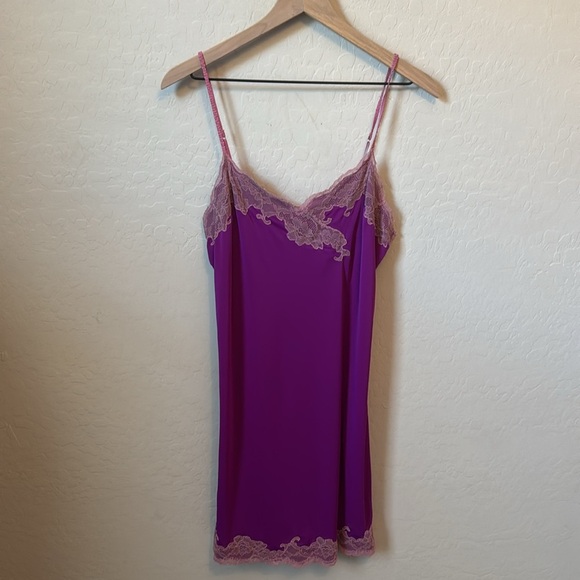 Natori Lace Trim Night Gown Size M - Picture 2 of 6